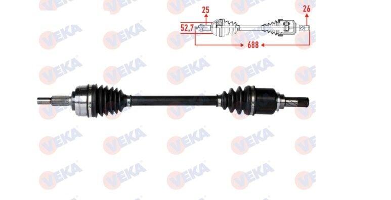 Renault Fluence (1.5 Dci K9K) Sol Ön Aks Komple 5 Vites - 391012745R