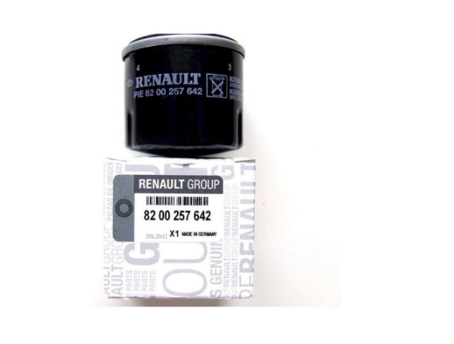 Renault Clio  3 - III Yağ Filtresi 1.2 16 Valf D4F) - 8200257642 - 7700112686 - Renault Mais