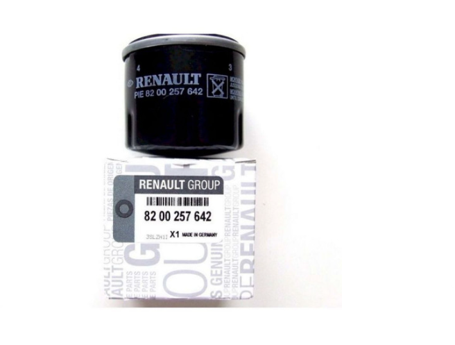Renault Clio  3 - III Yağ Filtresi 1.2 16 Valf D4F) - 8200257642 - 7700112686 - Renault Mais