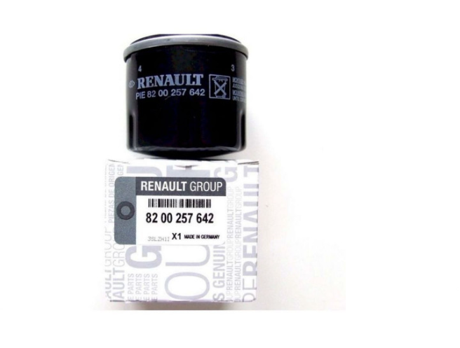 Renault Clio  3 - III Yağ Filtresi 1.2 16 Valf D4F) - 8200257642 - 7700112686 - Renault Mais