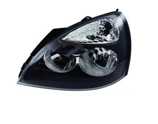 Renault Clio 2 - II / Clio 3 - III Sağ Ön İçi Siyah Far (2002 - 2004) - 7701054063 - Ayfar