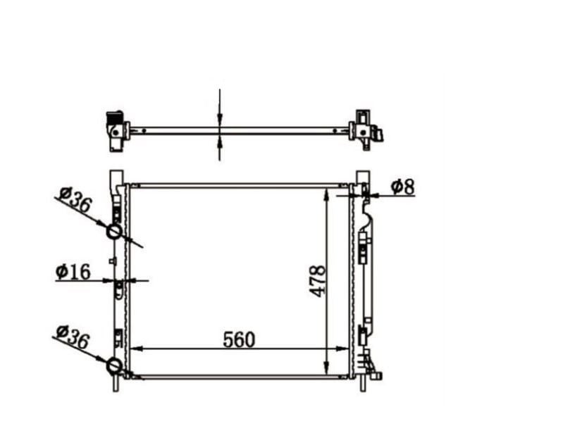 Renault Kangoo 3 - III Motor Su Radyatörü - 8200455801 - Mga