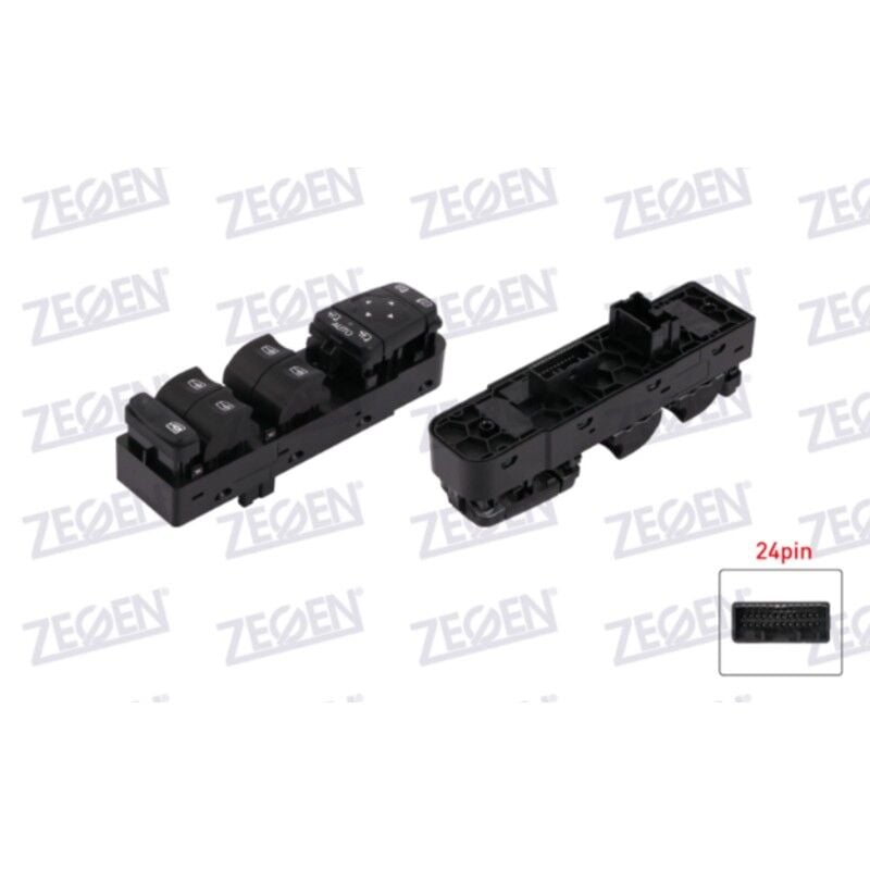 Renault Megane 4 - IV Sol Ön Cam Düğmesi Katlanır (24 Pim) - 254012952R