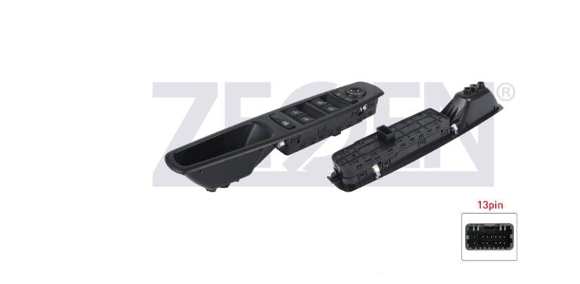 Renault Laguna 3 - III (13 Pim / Fiş) Sol Ön Cam Açma Anahtar Grubu Komple - 809610001R