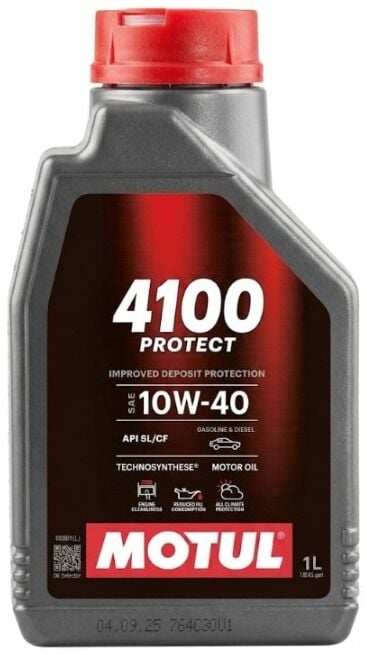 Motor Yağ Motul 4100 Protect Sae 10W40 - 1 Litre - 20591