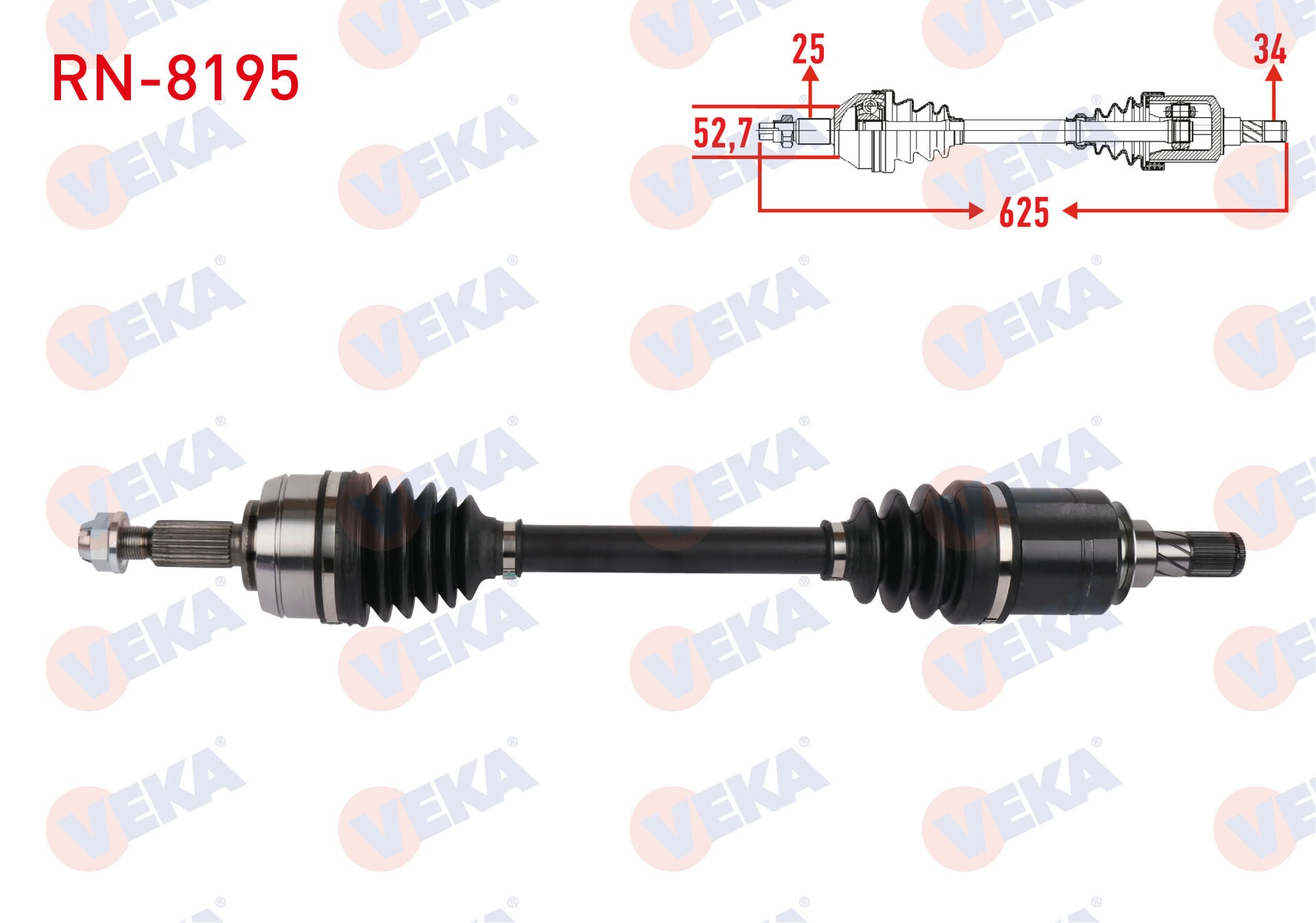 Renault Captur 1 - I Ön Sol Aks Komple (EDC - Otomatik - 1.2 TCE H5F / 0.9 Tce H4B) - 391010433R - 7701209473 - 7701209992