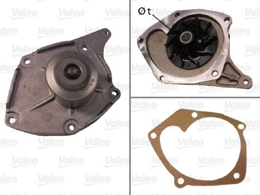 Renault Symbol / Thalia / Scenic / Clio / Megane / Modus / Fluence / Dacia Duster / Logan / Sandero Devirdaim Su Pompası (1.5 Dci K9K - Euro 4) - 7701478031 - 210108574R - 21010-00Q0 - 210104393R