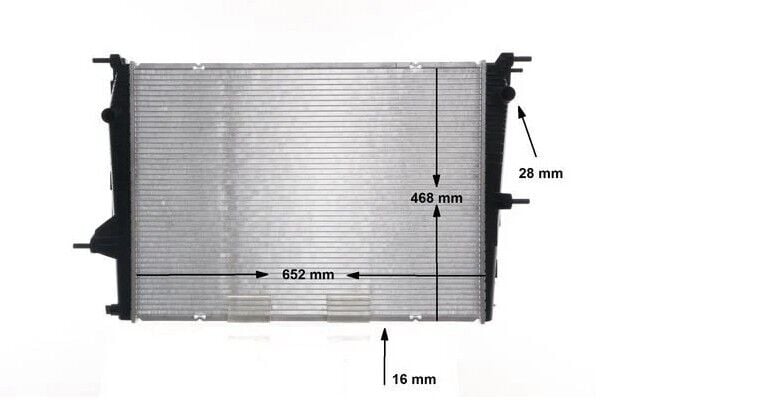 Renault Fluence (1.6 16 Valf K4M) Motor Su Radyatörü - 214100067R