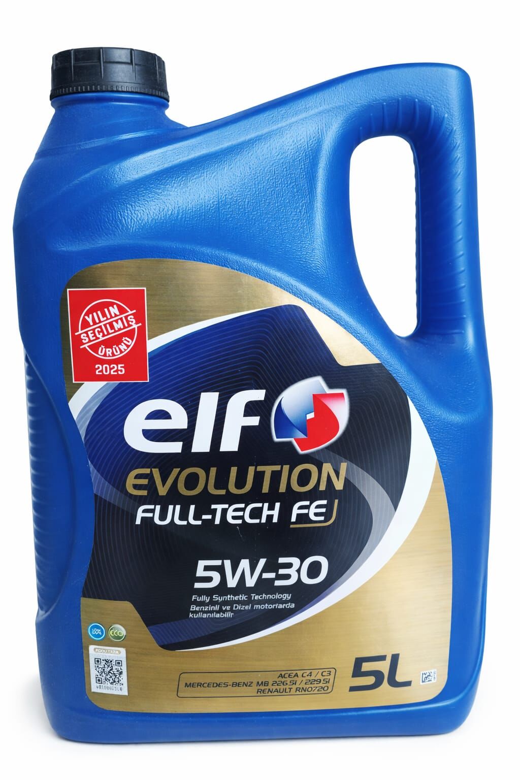Elf Evolution Full-Tech FE Motor Yağı 5W30 (5 Litre) Partiküllü
