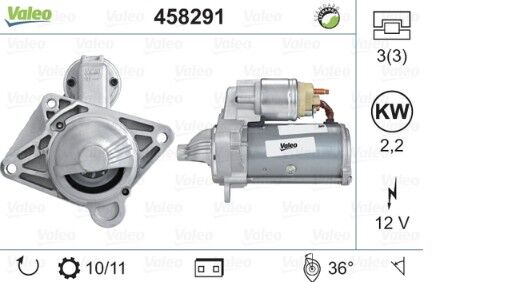 Renault Megane 3 - III (2.0 Dci M9R / 2.3 Dci M9T) Marş Motoru - 8200568535 - Valeo