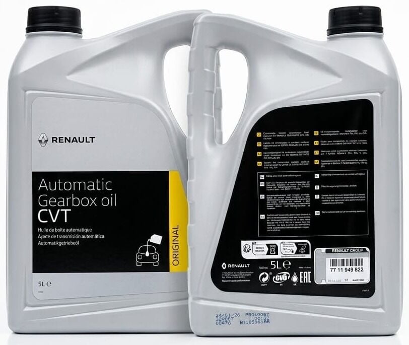 Renault Şanzıman Yağı CVT (5 Litre) 7711949822