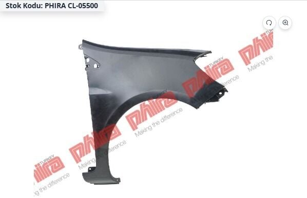 Renault Clio 3 - III Ön Çamurluk Sağ Plastik - CL-05500