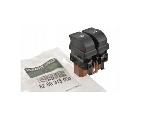 Renault Megane 2 - II Sol Ön Cam Açma Düğme Anahtarı Butonu - 8200315050 - Renault Mais