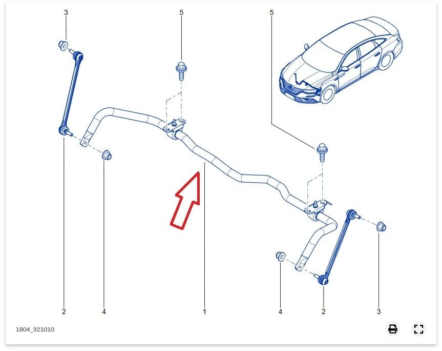 Renault Talisman Ön Viraj Demiri - 546111144R
