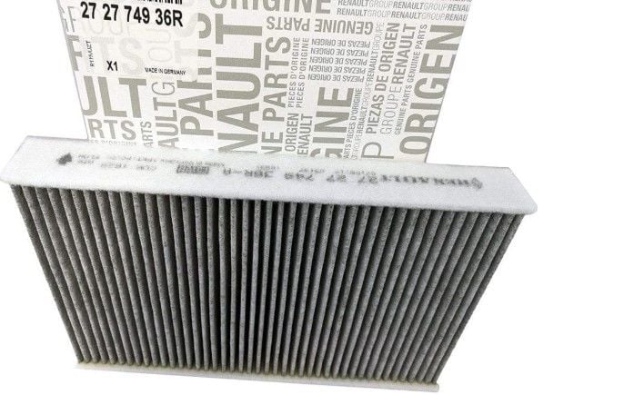 Renault Megane 3 - III Klima Polen Filtresi (Karbonlu) - 272774936R - 272772100R - Renault Mais