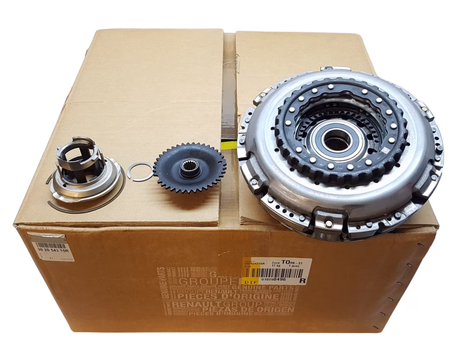 Renault Latitude / Laguna 3 - III / Captur / Clio 4 - IV - 5 - IV / Fluence / Megane 3 - III - 4 - IV / Talisman / Scenic 3 - III / Dacia Duster EDC Debriyaj Seti Baskı + Balata + Bilya + Çatal Komple / Kavrama (Otomatik) - 302054315R - 302057266R