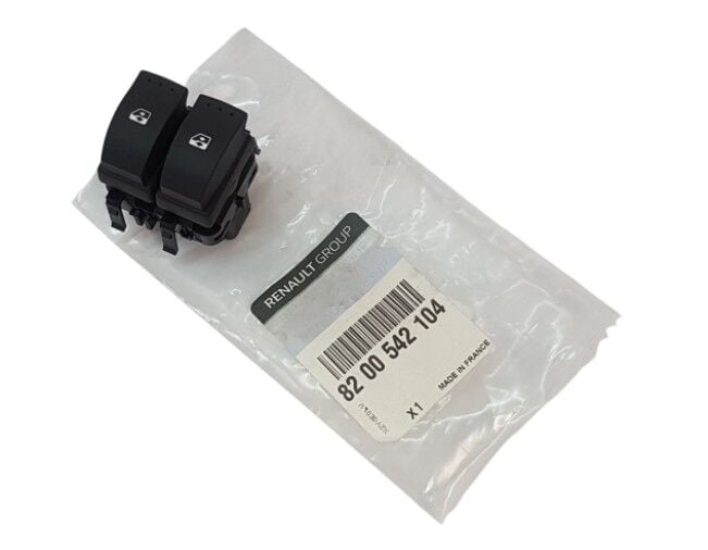Renault Clio Symbol Thalia Arka Cam Açma Düğme Butonu - 8200542104-8200060045 - Mais
