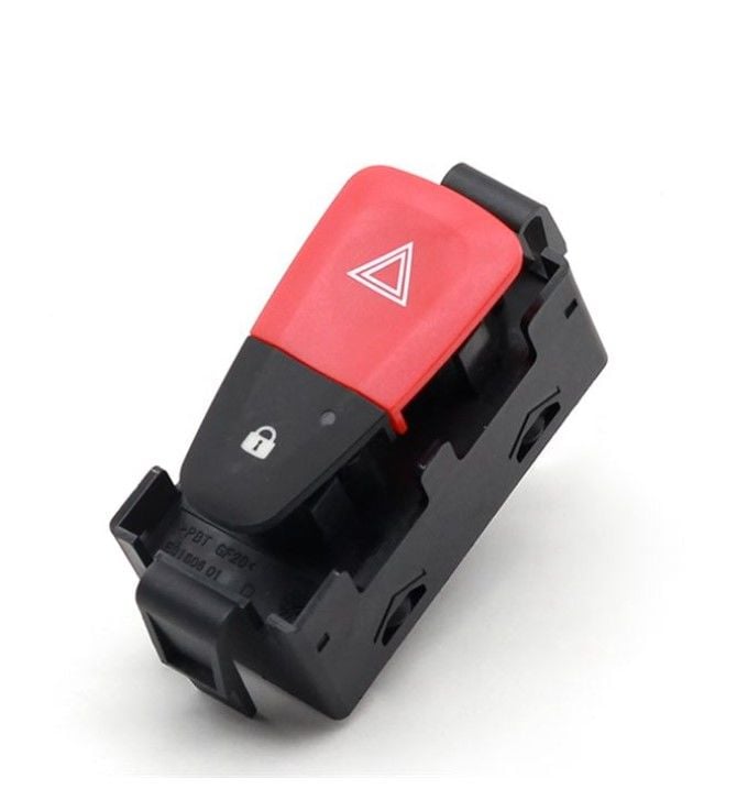 Renault Megane 3 - III Dörtlü Flaşör Düğmesi + Merkezi Kilit Düğmesi - 252100502R - İthal