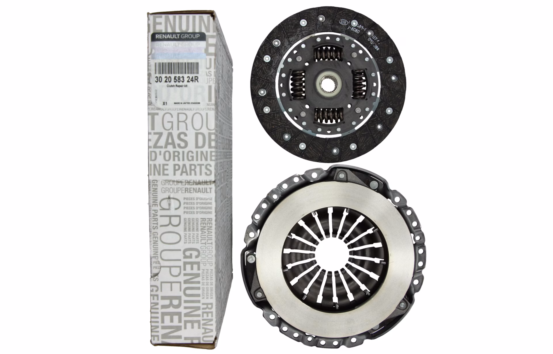 Renault Symbol / Kangoo / Laguna / Tahalia / Scenic / Captur / Clio / Megane / Fluence / Dacia Duster / Lodgy / Dokker / Sandero / Logan Baskı Balata (Debriyaj Seti) - 302058324R - 7701478779 - 7701478799 - 302050308R