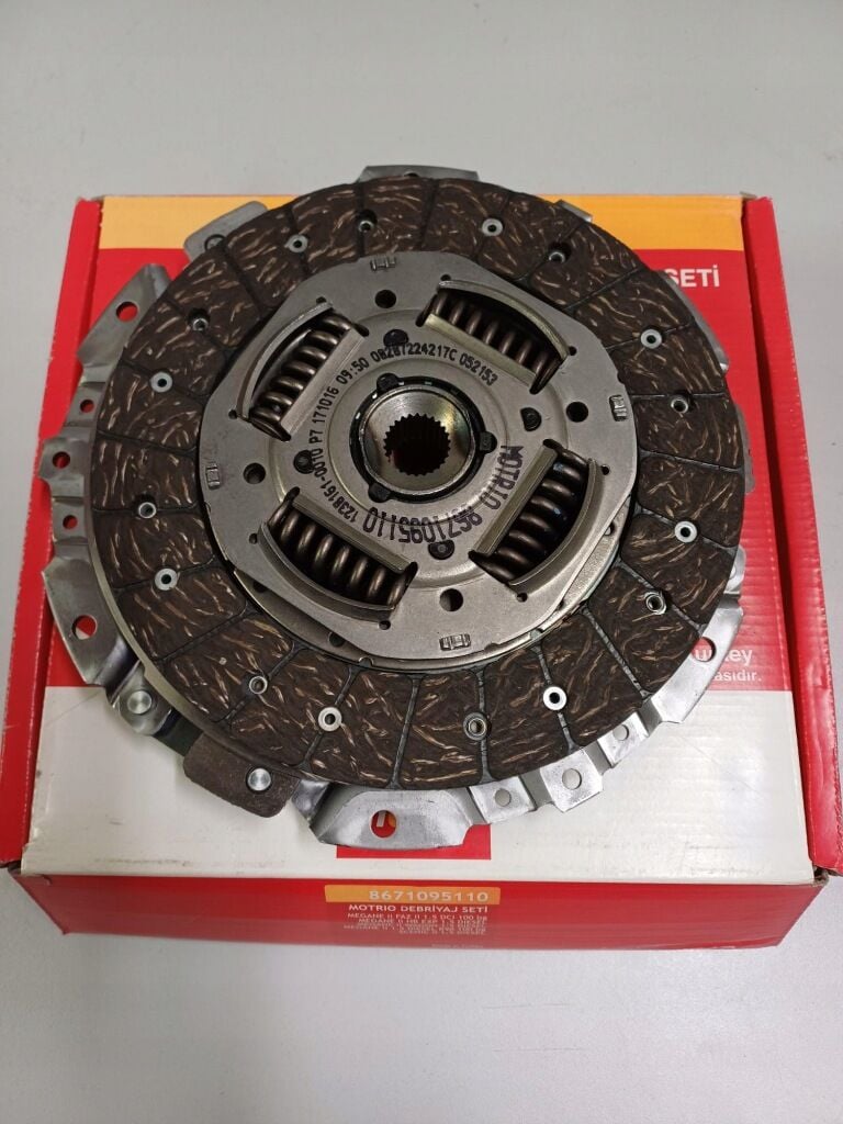 Renault Symbol / Kangoo / Laguna / Tahalia / Scenic / Captur / Clio / Megane / Fluence / Dacia Duster / Lodgy / Dokker / Sandero / Logan Baskı Balata (Debriyaj Seti) - 302058324R - 7701478779 - 7701478799 - 302050308R