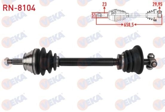 Renault Laguna 1-I Ön Aks Sol - 7701468642