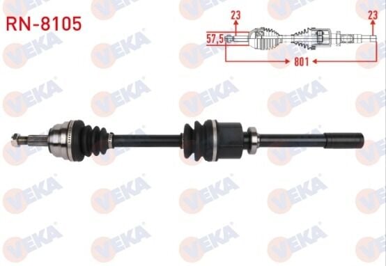 Renault Laguna 1-I Ön Aks Sağ - 7701352347