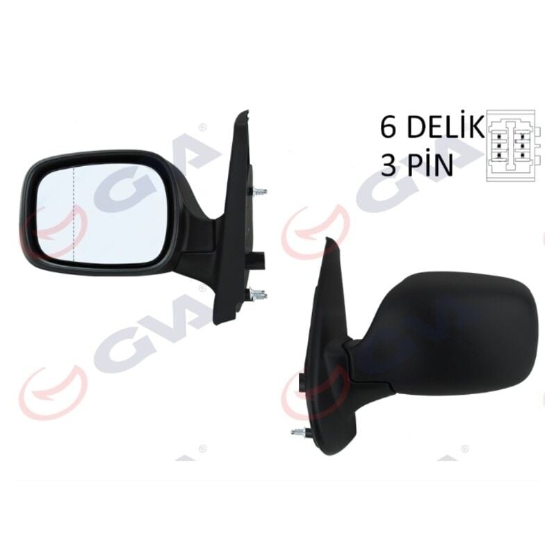 Renault Kangoo 1 - I (2000 - 2008) Sol Yan Dıi Dikiz Aynası Elktrikli Komple - 7700354638 - 7700354638 - 963021115R - 8200253492