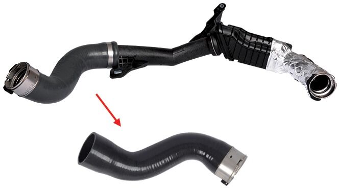 Renault Clio IV / Dacia Dokker - Duster - Lodgy - Logan II - Sandero II 1.5 dCi Turbo Hortumu Plastik Boru Hariç Ok İle Gösterilen Büyük Hortum - 144604018R - 144608294R - 144609034R - 144602282R