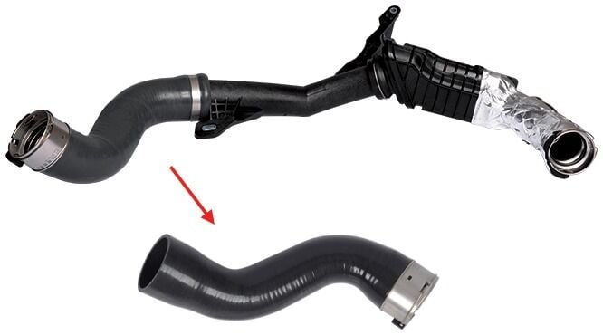 Renault Clio IV / Dacia Dokker - Duster - Lodgy - Logan II - Sandero II 1.5 dCi Turbo Hortumu Plastik Boru Hariç Ok İle Gösterilen Büyük Hortum - 144604018R - 144608294R - 144609034R - 144602282R