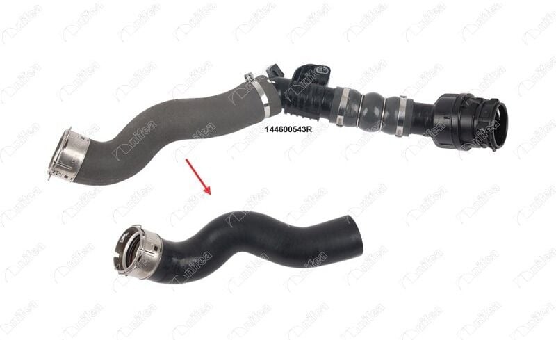 Renault Captur II - Clio V / Dacia Logan III - Sandero III 1.5 dCi Turbo Hortumu Plastik Boru Hariç Ok İle Gösterilen Büyük Hortum - 144600543R - 144607512R - 144608578R - 144604837R - 144608386R - 6080900400