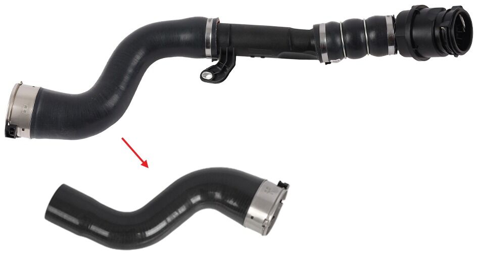 Renault Kadjar - Megane IV - Scenic IV 1.5 dCi Turbo Hortumu Plastik Boru Hariç Ok İle Gösterilen Büyük Hortum - 144606515R - 1446000Q1D - 144609787R - 144602760R - 144600835R - 144606189R - 144601524R - 144608356R - 144606171R