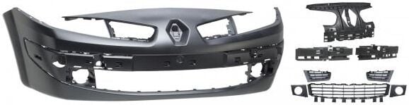 Renault Megane II - 2 - Ön Astarlı Takım Izgaralı Tampon - 7701476892 - 7701478055 - 620223579R