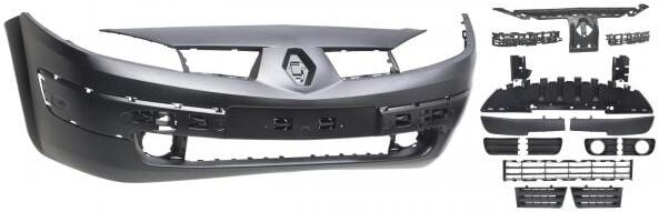 Renault Megane II - 2 - Ön Astarlı Takım Izgaralı Tampon - 7701474484 - 620226236R