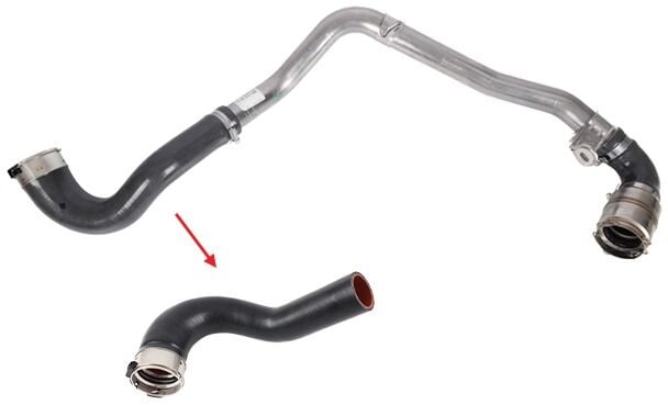 Renault Master III 2.3 dCi Turbo Hortumu Metal Boru Hariç Ok İle Gösterilen Büyük Hortum - GM 95519365 - 1446300Q2F - 144607250R - 144604669R - 144602717R - 144605171R - 144606964R - 1446300Q2K - GM 95524032