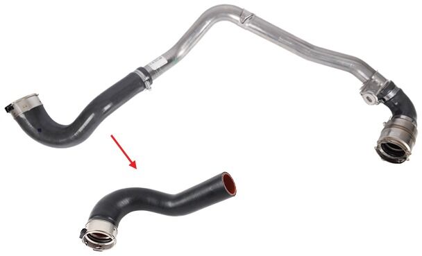 Renault Master III 2.3 dCi Turbo Hortumu Metal Boru Hariç Ok İle Gösterilen Büyük Hortum - GM 95519365 - 1446300Q2F - 144607250R - 144604669R - 144602717R - 144605171R - 144606964R - 1446300Q2K - GM 95524032