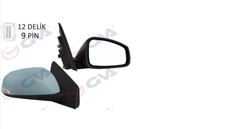 Renault Megane 3 - III Sağ  Dış Dikiz Aynası Katlananır - 963010192R - Gva