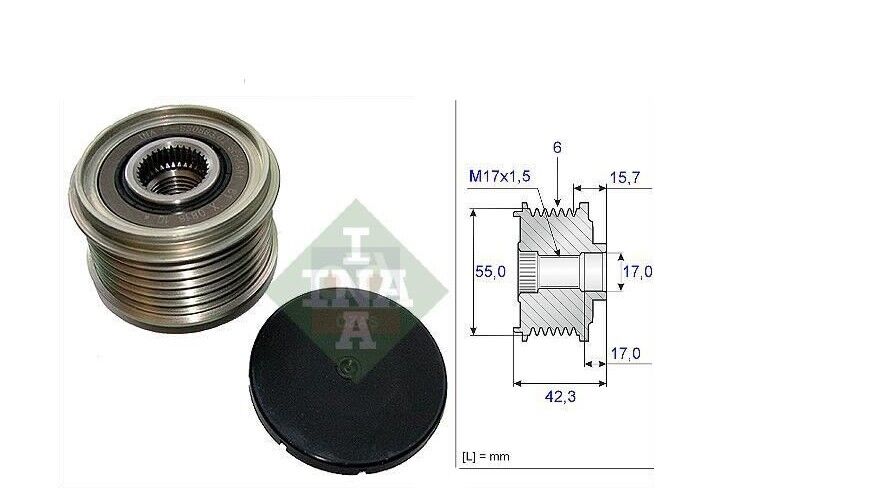 Renault Latitude Altı Kanal(6) Alternatör Kanağı - 231002543R - İna