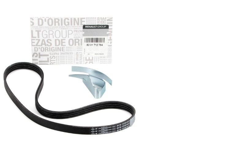 Renault Clio 5-V (1.0 Sce B4D) Alternatör V Kayışı Kiti 4PK798 - 8201712784 - Renault Mais