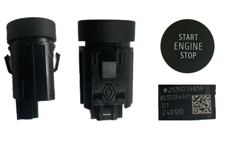 Renault Clio 5 - V Star Stop Düğmesi Butonu (Kontak / Anahtar) - 251503985R