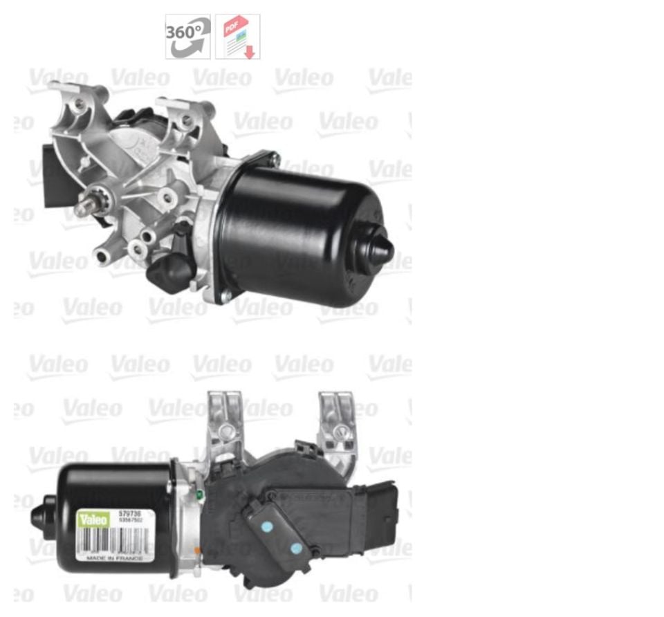 Renault Clio 3 - III Ön Cam Silecek Motoru - 7701061590 - Valeo