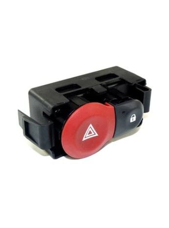 Renault Clio 3 - III Dörtlü Flaşör Düğme Butonu - 8200214896 - İthal