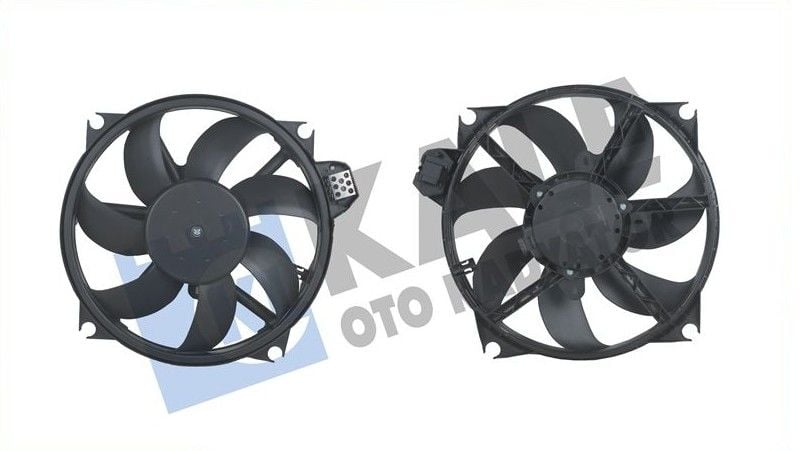 Renault Megane 3 - III Fan Motoru Komple - 214819402R - 214810028R - Kale
