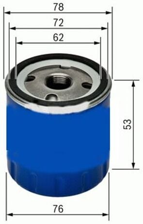 Renault Clio I - 1 / Clio II - 2 / Clio III - 3 / R9 / R19 / Kangoo / Megane I - 1 / Megane II - 2 / Modus / Dacia Duster / Logan - Yağ Filtresi - 7700274177 - 7711945897 - 15208000AB