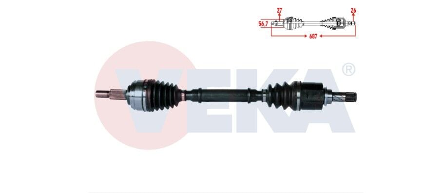 Renault Laguna 3 - III (1.5 Dci K9K) Sol Ön Aks Komple - 391016312R - 8200538941 - Veka