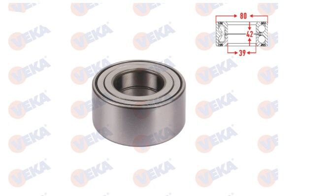 Renault Megane 3 - III Ön Teker Porya Rulman / Bilyası  - 402108022R - Veka