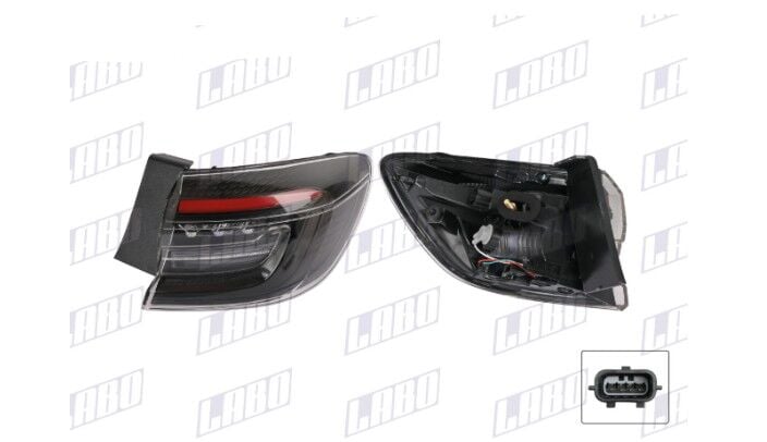 Renault Clio 5 - V Sağ Dış Stop Lambası Ledli Faz 2 - II (2024 --) - 265502066R - Labo