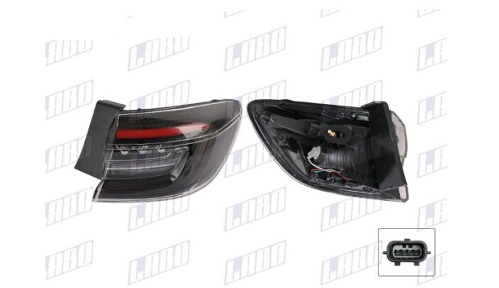 Renault Clio 5 - V Sağ Dış Stop Lambası Ledli Faz 2 - II (2024 --) - 265502066R - Labo