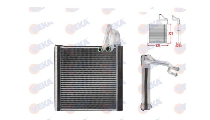 Renault Clio 5 - V Klima Evaporatoru Borulu Komple (234X223X38) - Veka