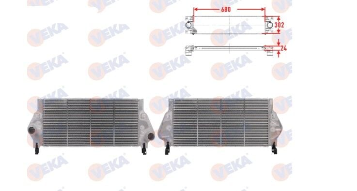 Renault Espace 4 - IV (İntercooler) Turbo Radyatörü - 8200008761 - 8200033732
