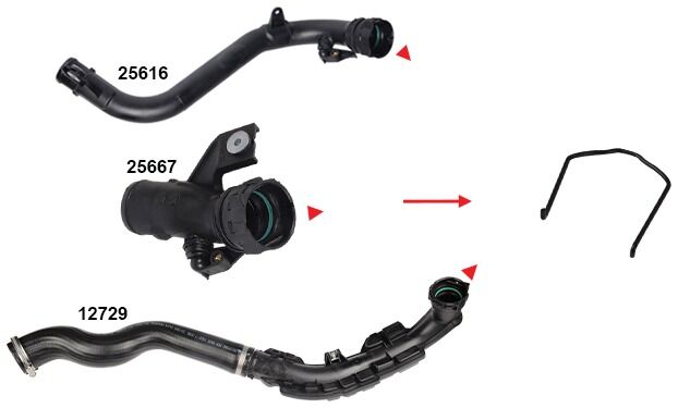 Renault Kangoo II - Kangoo - Master II Turbo Borusu Sekmanı - 144601FE1C - 14460BB30A - 7701069812 - 144603VA0A - 144603VA1A - 14460BB31A - 144601FE0C - 1102600Q0C - 7701072003 - 7701067701 - GM 93191946